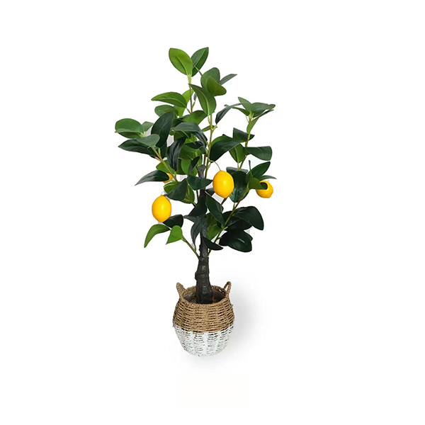 Fake Potted Lemon Tree