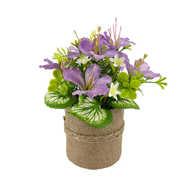 Artificial Potted Plant – Fish Silk Geranium Daisy