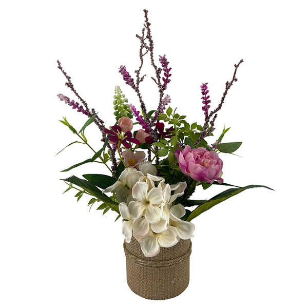 Artificial Potted Plant – Luxurious Rose Hydrangea