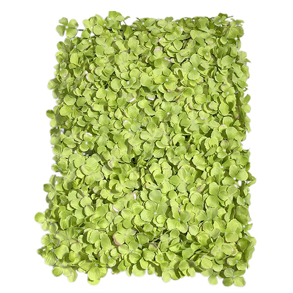 Artificial Flower Wall – New Four-petal Green Hydrangea Wall