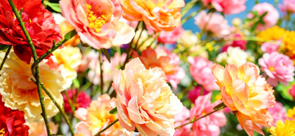 spring season artificial flowers